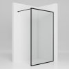 JELLOW TEINE SCIANKA WALK-IN 80/200, CZARNA, SZKŁO CZYSTE Z RAMKĄ // KNG.KN-02-W-33-80